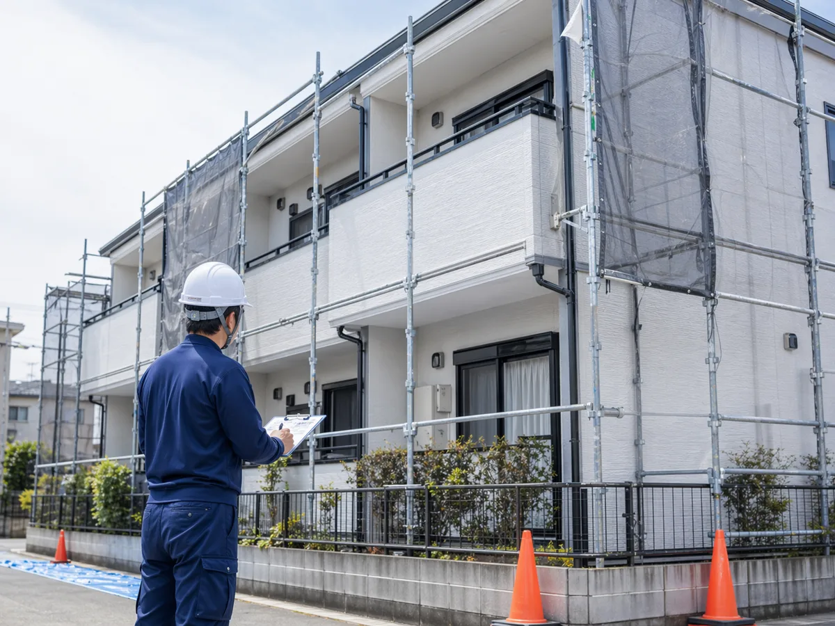 OKIZAKIの建築塗装施工イメージ
